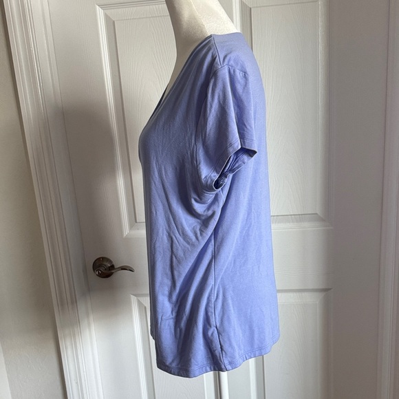 A New Day Lavender V-Neck Women's Top - Picture 4 of 8